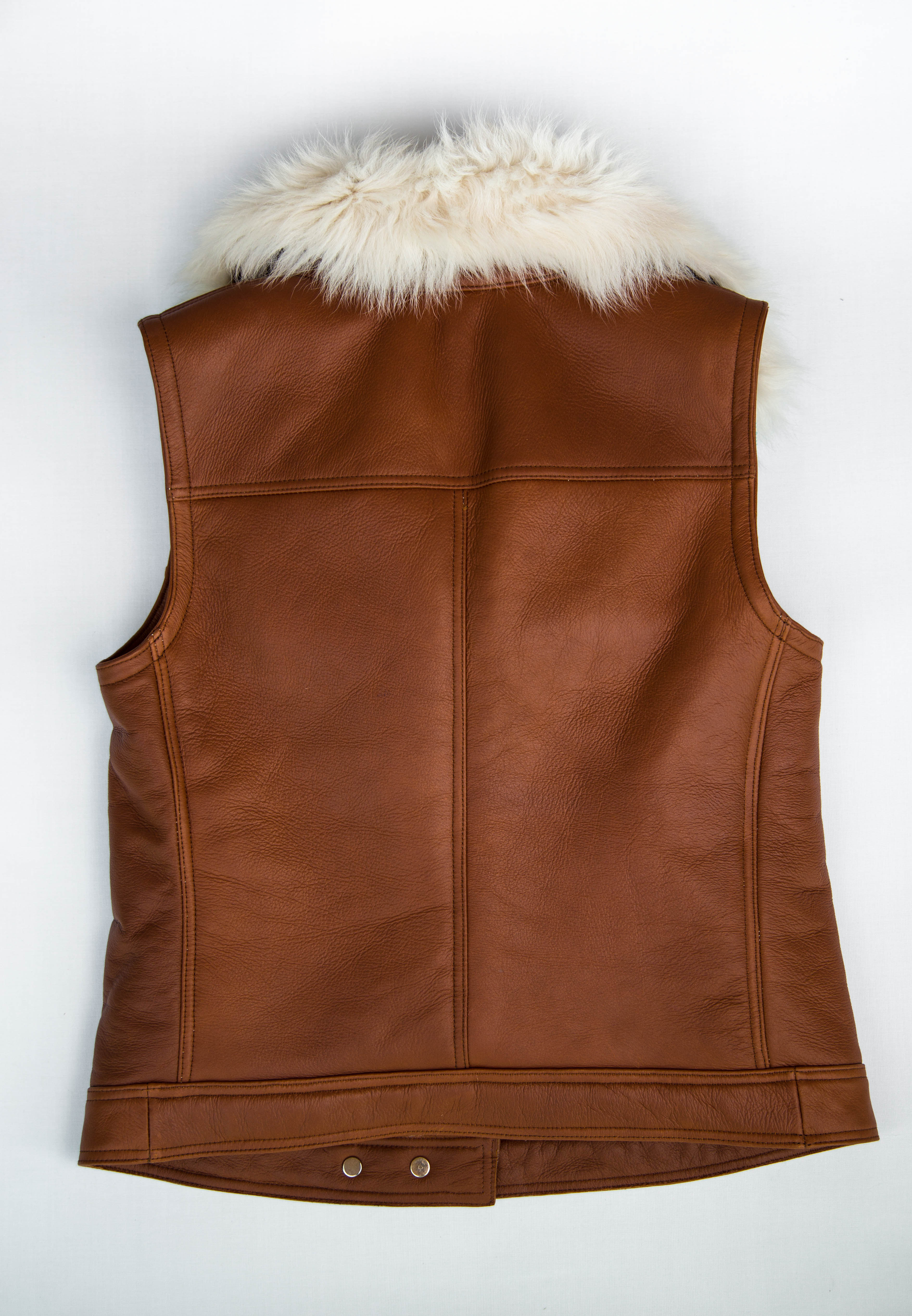 Kamizelka ze skóry naturalnej owczej