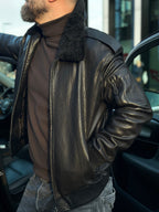 Skórzana kurtka lotnicza