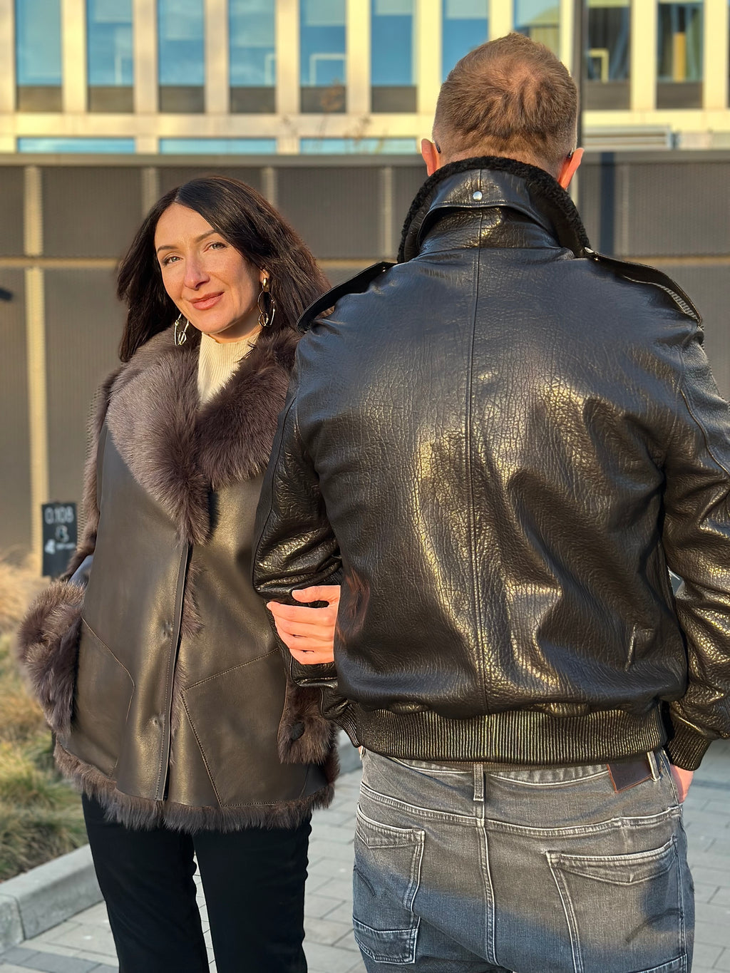 Skórzana kurtka lotnicza