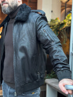 Skórzana kurtka lotnicza