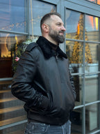 Skórzana kurtka lotnicza