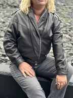 Czarna Ramoneska Jumbo